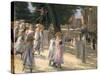The Road to the School at Edam-Max Liebermann-Stretched Canvas