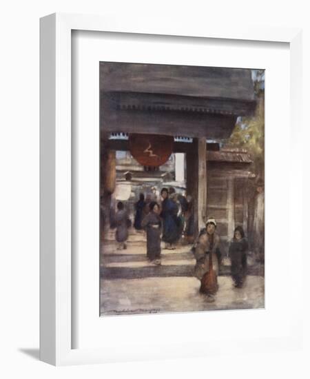 The Road to the Temple-Mortimer Ludington Menpes-Framed Giclee Print