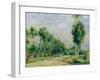 The Road to Versailles at Louveciennes-Pierre-Auguste Renoir-Framed Giclee Print