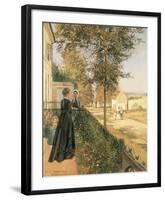 The Road to Versailles-Camille Pissarro-Framed Premium Giclee Print