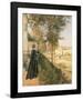 The Road to Versailles-Camille Pissarro-Framed Premium Giclee Print