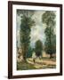 The Road to Versailles-Alfred Sisley-Framed Giclee Print