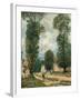 The Road to Versailles-Alfred Sisley-Framed Giclee Print