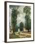 The Road to Versailles-Alfred Sisley-Framed Giclee Print