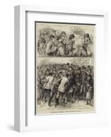 The Roast Beef of Old England, a Sketch at the Cattle Show-null-Framed Giclee Print