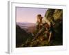 The Robber and His Child, 1832-Carl Friedrich Lessing-Framed Giclee Print