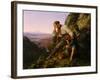 The Robber and His Child, 1832-Carl Friedrich Lessing-Framed Giclee Print