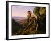 The Robber and His Child, 1832-Carl Friedrich Lessing-Framed Giclee Print