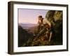 The Robber and His Child, 1832-Carl Friedrich Lessing-Framed Giclee Print