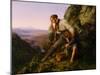 The Robber and His Child, 1832-Carl Friedrich Lessing-Mounted Giclee Print