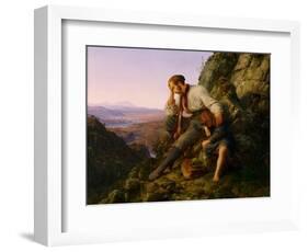 The Robber and His Child, 1832-Carl Friedrich Lessing-Framed Giclee Print