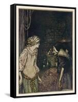 The Robber Bridegroom-Arthur Rackham-Framed Stretched Canvas