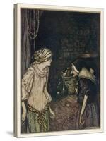 The Robber Bridegroom-Arthur Rackham-Stretched Canvas