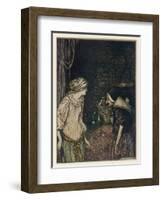 The Robber Bridegroom-Arthur Rackham-Framed Art Print