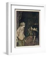 The Robber Bridegroom-Arthur Rackham-Framed Art Print