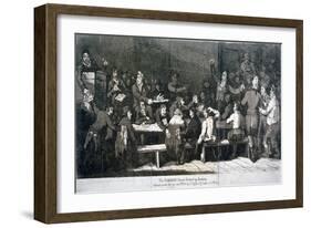 The Robbing Hood Debating Society, 1809-Samuel de Wilde-Framed Giclee Print