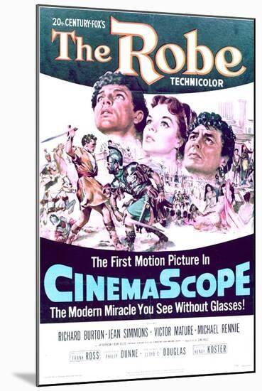 The Robe - Movie Poster Reproduction-null-Mounted Photo