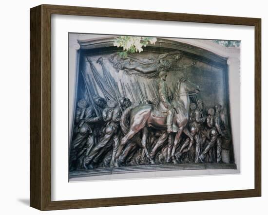 The Robert Gould Shaw-Augustus Saint-gaudens-Framed Giclee Print