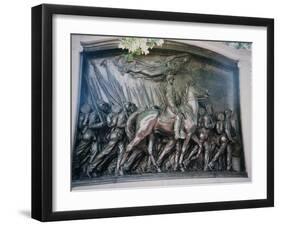 The Robert Gould Shaw-Augustus Saint-gaudens-Framed Giclee Print