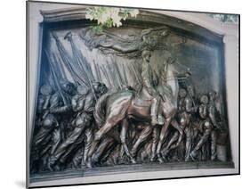 The Robert Gould Shaw-Augustus Saint-gaudens-Mounted Giclee Print