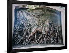 The Robert Gould Shaw-Augustus Saint-gaudens-Framed Giclee Print