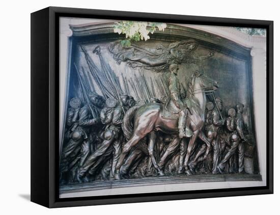 The Robert Gould Shaw-Augustus Saint-gaudens-Framed Stretched Canvas