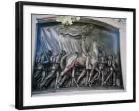 The Robert Gould Shaw-Augustus Saint-gaudens-Framed Giclee Print