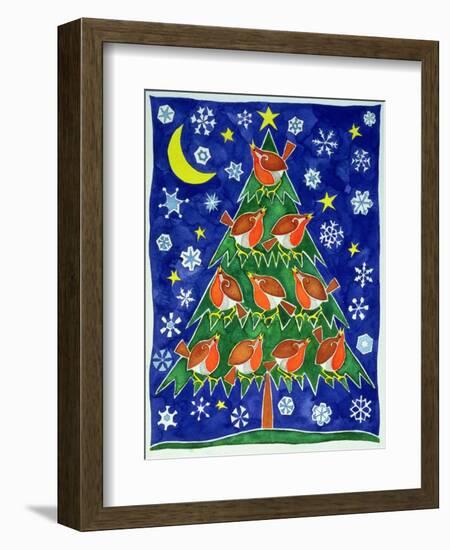 The Robin's Chorus-Cathy Baxter-Framed Giclee Print