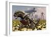 The Robot Rebellion of Year 2150-null-Framed Art Print