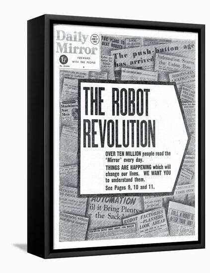 The Robot Revolution-null-Framed Stretched Canvas