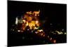 The Rocamadour Village in France with Famous Monastery at Night-Bartkowski-Mounted Photographic Print