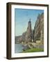 The Rock at Bayard, Dinant, Belgium, C.1856-Gustave Courbet-Framed Giclee Print