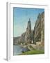 The Rock at Bayard, Dinant, Belgium, C.1856-Gustave Courbet-Framed Giclee Print