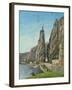 The Rock at Bayard, Dinant, Belgium, C.1856-Gustave Courbet-Framed Giclee Print