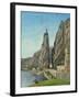 The Rock at Bayard, Dinant, Belgium, C.1856-Gustave Courbet-Framed Giclee Print