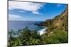 The rock coast of Pitcairn island, British Overseas Territory-Michael Runkel-Mounted Photographic Print