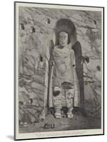 The Rock-Cut Statues of Bamian, Central Asia, the Largest Statue-William 'Crimea' Simpson-Mounted Giclee Print