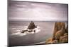 The rock formation known as The Armed Knight at Lands End in Cornwall, England-Andrew Michael-Mounted Photographic Print