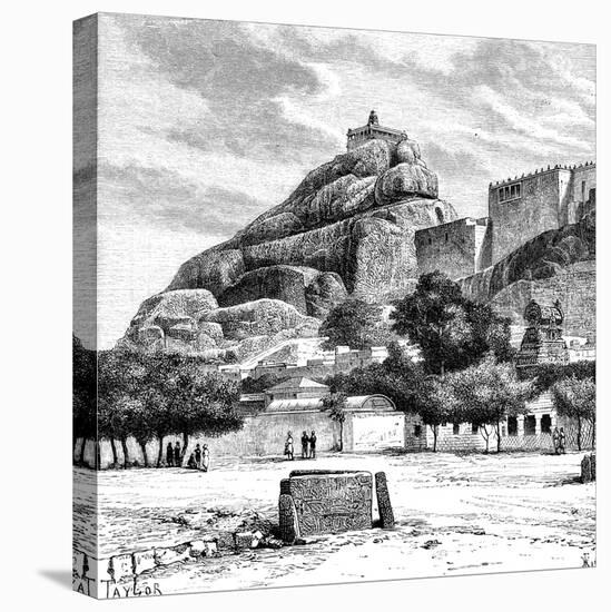 The Rock Fort Temple of Tiruchirapalli, India, 1895-Taylor-Stretched Canvas
