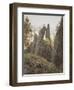 The Rock Gates in Neurathen, Between 1826 and 1828-Caspar David Friedrich-Framed Giclee Print