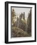 The Rock Gates in Neurathen, Between 1826 and 1828-Caspar David Friedrich-Framed Giclee Print