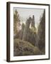 The Rock Gates in Neurathen, Between 1826 and 1828-Caspar David Friedrich-Framed Giclee Print