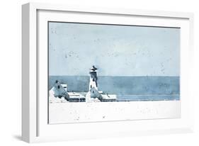 The Rock II-Marc van der Leeden-Framed Giclee Print