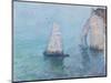 The Rock Needle and the Porte D'Aval, C.1885-Claude Monet-Mounted Giclee Print