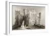 The Rock of Cashel, County Tipperary, Ireland, from 'scenery and Antiquities of Ireland' by…-William Henry Bartlett-Framed Giclee Print