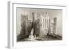 The Rock of Cashel, County Tipperary, Ireland, from 'scenery and Antiquities of Ireland' by…-William Henry Bartlett-Framed Premium Giclee Print