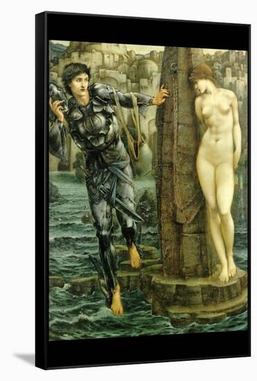 The Rock of Doom-Edward Burne-Jones-Framed Stretched Canvas