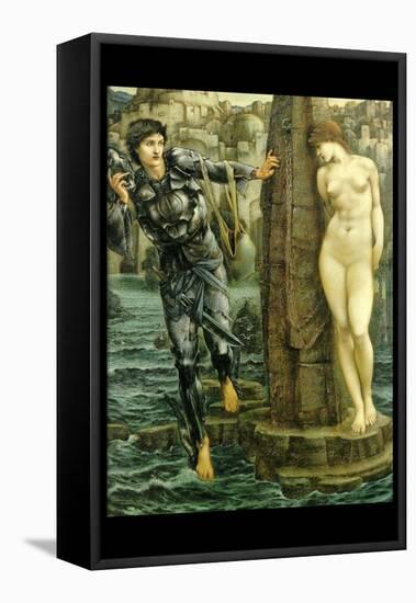 The Rock of Doom-Edward Burne-Jones-Framed Stretched Canvas