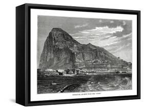 The Rock of Gibraltar, 1879-T Taylor-Framed Stretched Canvas