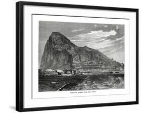 The Rock of Gibraltar, 1879-T Taylor-Framed Giclee Print